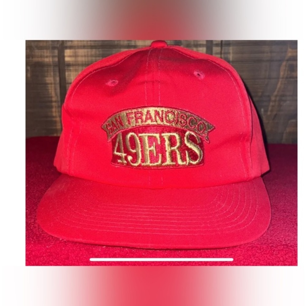 Red Vintage Sports Specialties San Francisco 49ers NFL Football Snapback Hat Cap